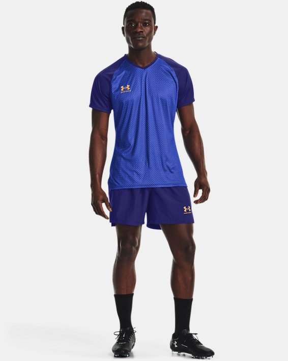 Men's UA Accelerate T-Shirt in Blue image number 2